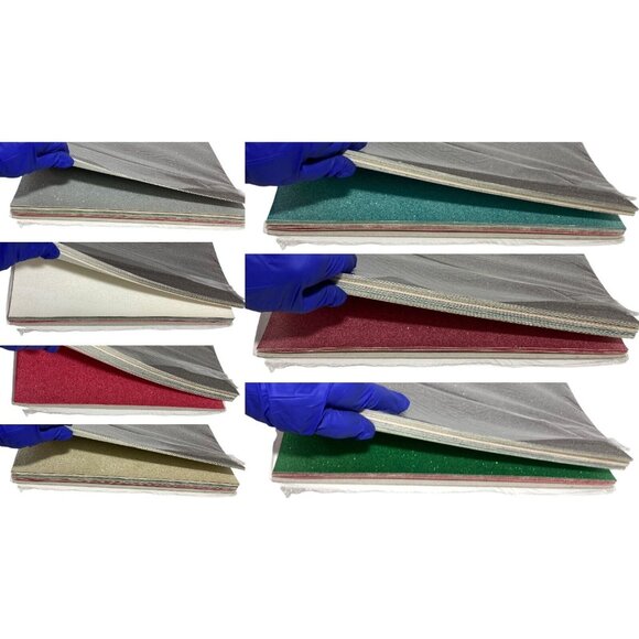 Anna Griffin Glitter Papers 36 Cardstock Sheets 12x12 AG428 2014 Assorted Colors - Picture 3 of 10